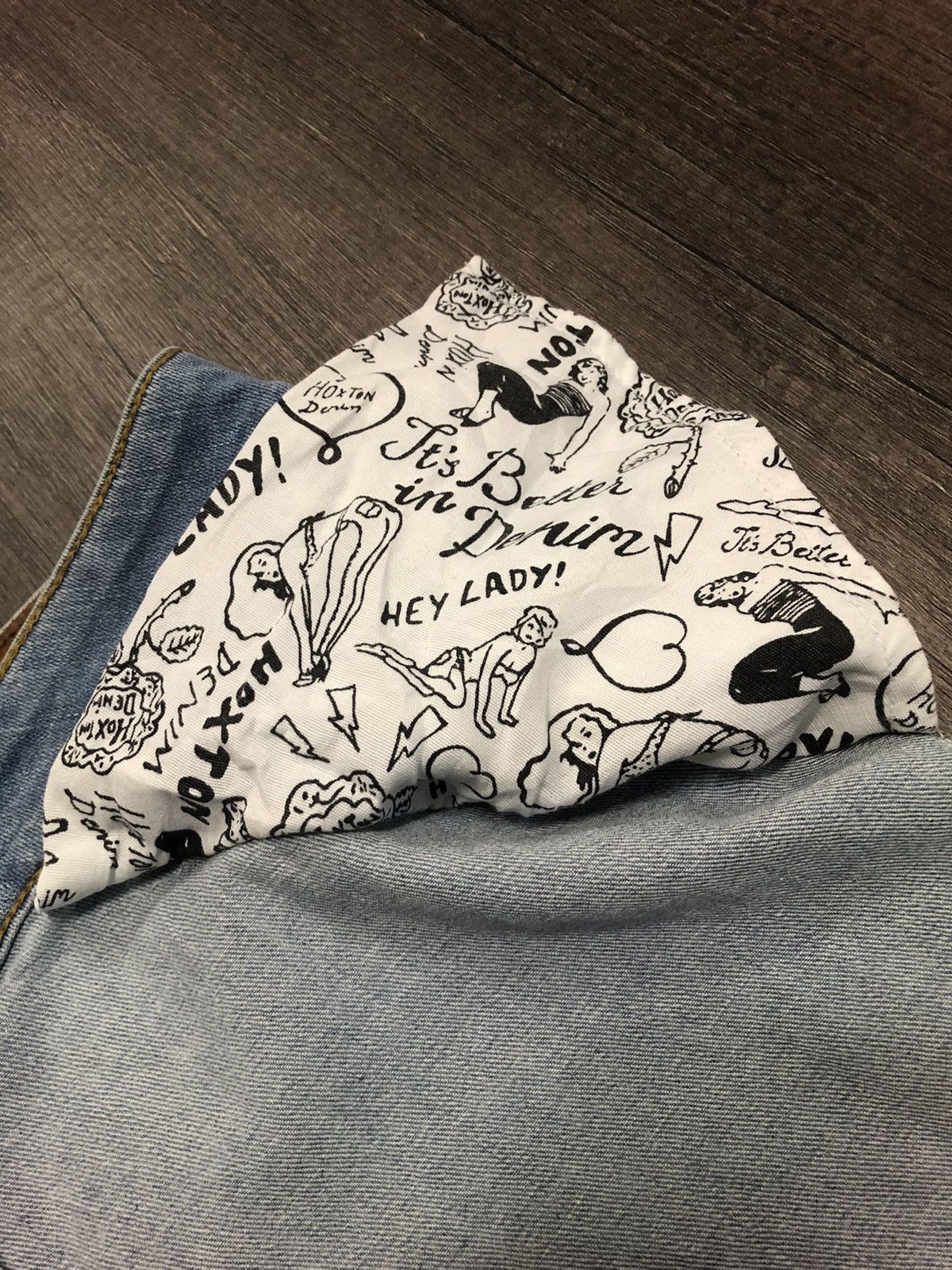 Designer × Vintage Hoxton Denim House of Pleasures Unisex Jeans Size US 31 - 17 Thumbnail
