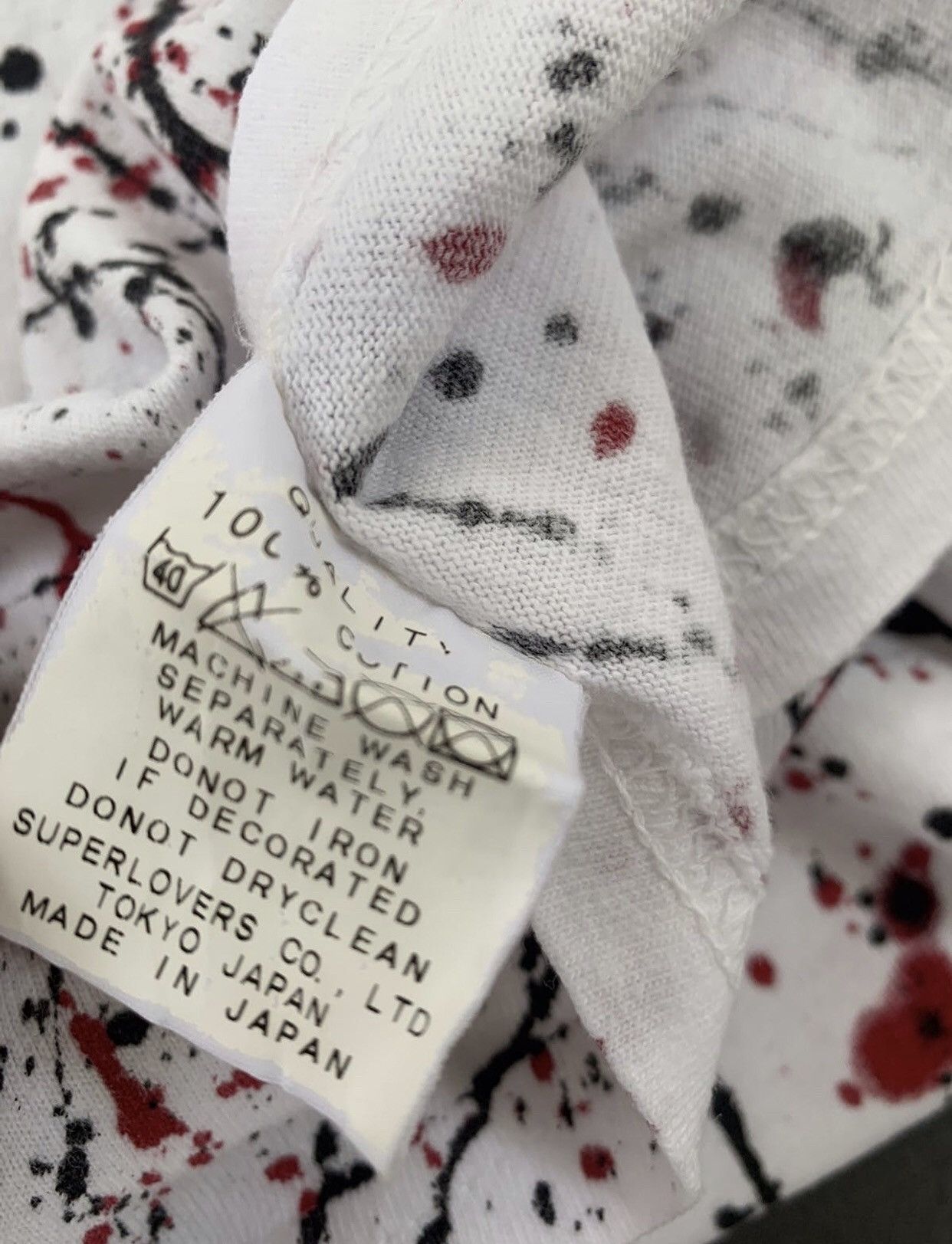 If Six Was Nine × Le Grande Bleu (L.G.B.) Lovers rock japanese brand splatter shirt Size US M / EU 48-50 / 2 - 5 Thumbnail