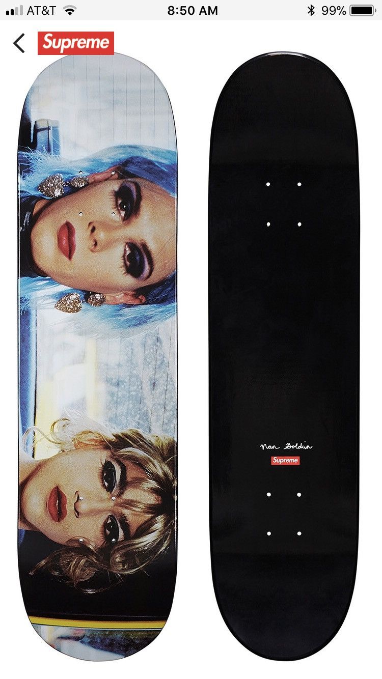 Supreme Nan Goldin Misty and Jimmy Paulette Skateboard Skate Deck Grailed