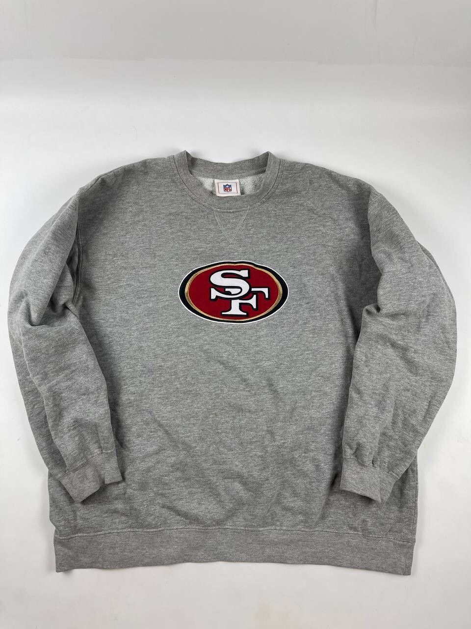 discount buy online Women Vintage Y2K Red San Francisco 49ers Sweatshirt 