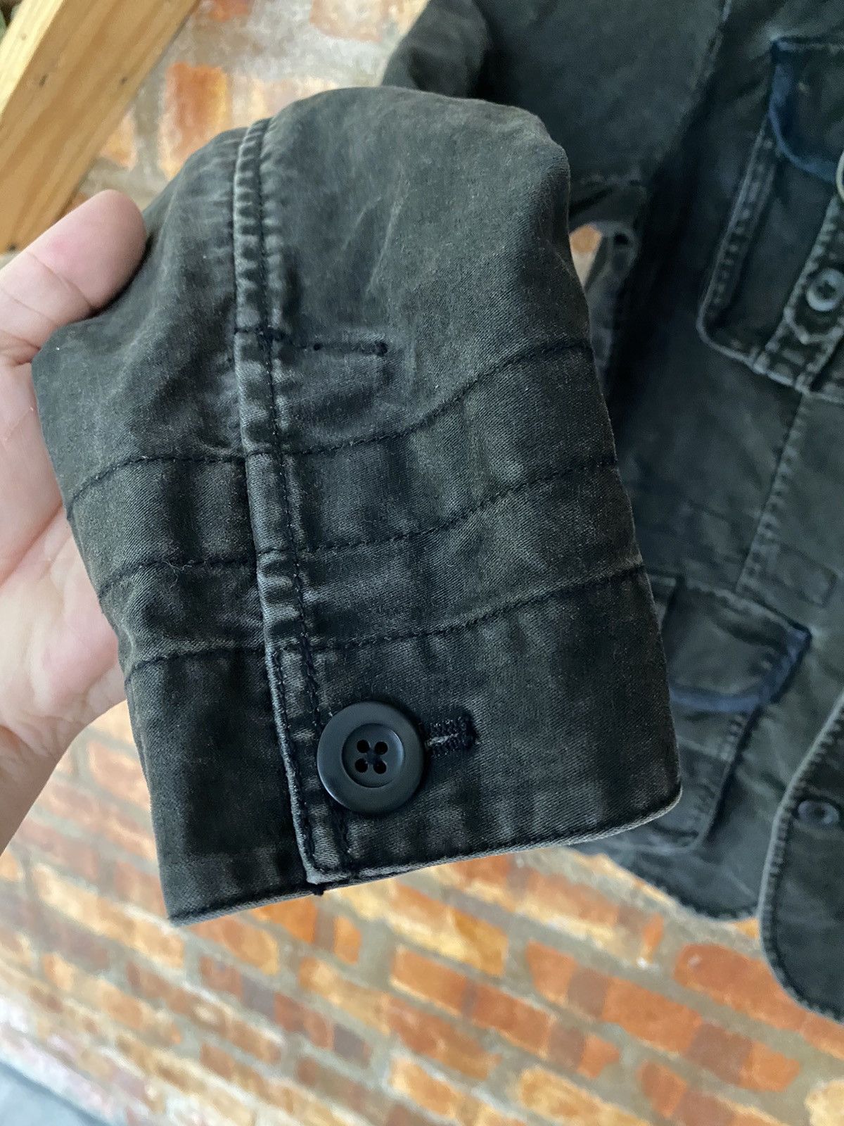 Japanese Brand EDGE Rupert Wax wash faded Multipocket jacket Size US S / EU 44-46 / 1 - 8 Thumbnail