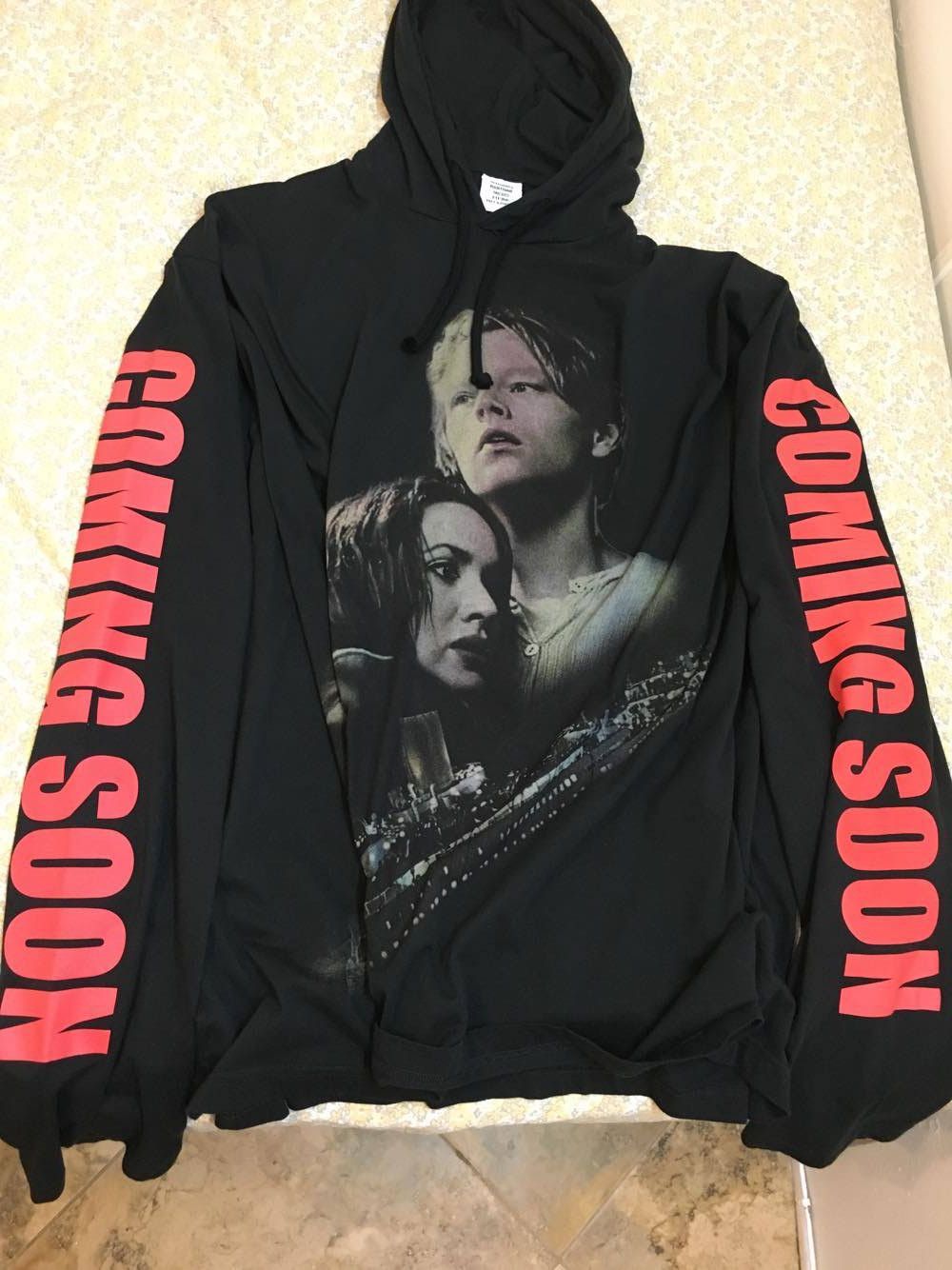 Vetements titanic coming soon hoodie Grailed