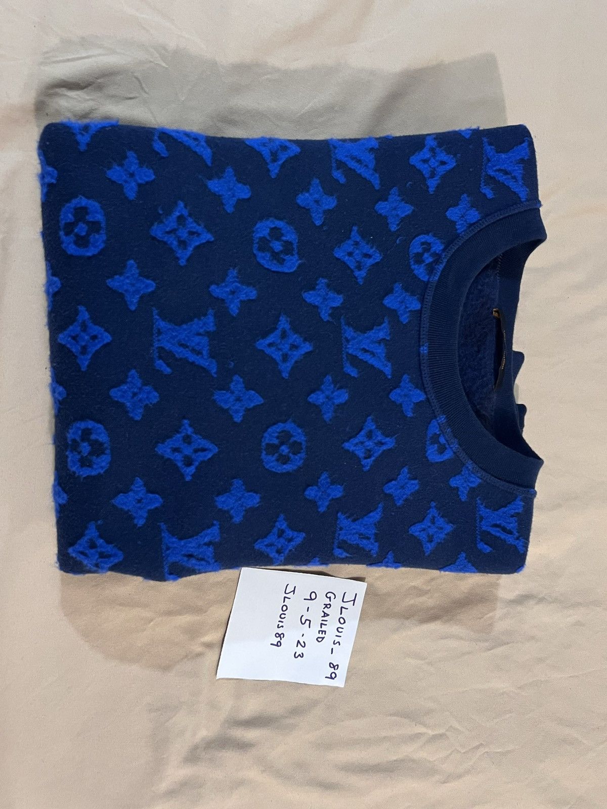 Louis Vuitton Men's Large Ocean Blue LVSE Monogram Degrade