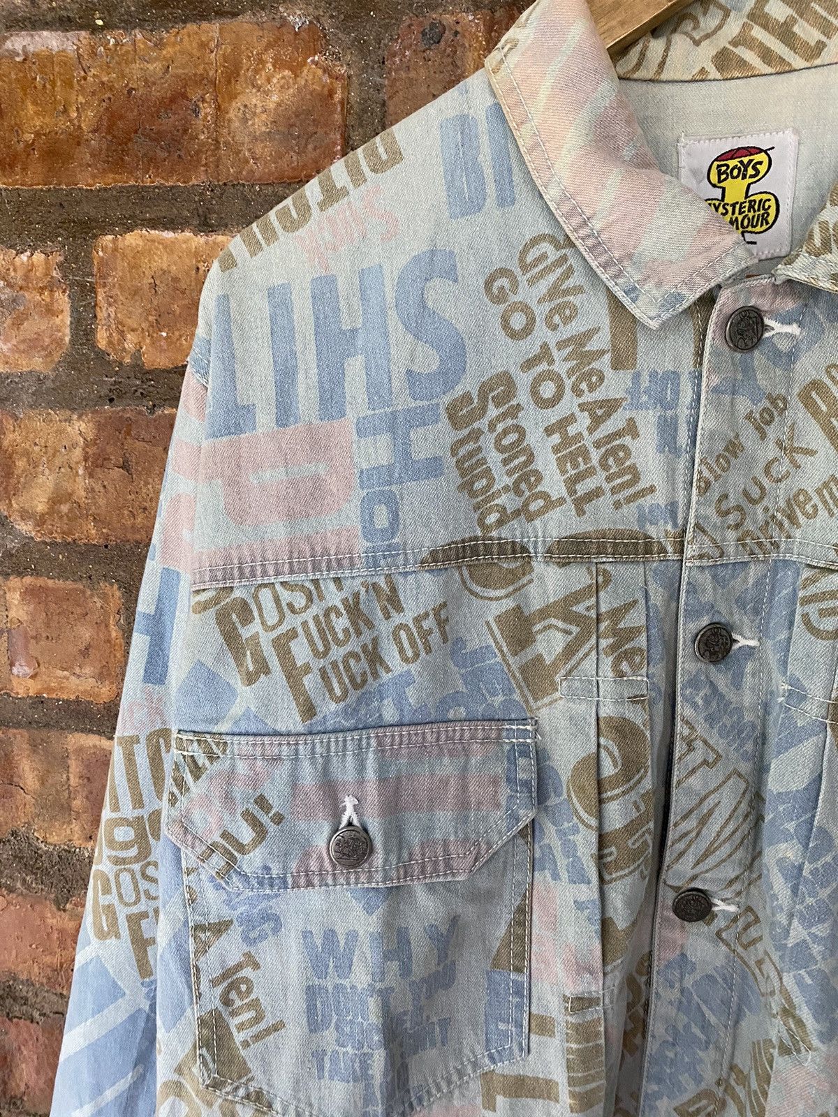 Hysteric Glamour AW85 Hysteric Glamour iconic Fucking Art logo light jacket Size US M / EU 48-50 / 2 - 6 Thumbnail