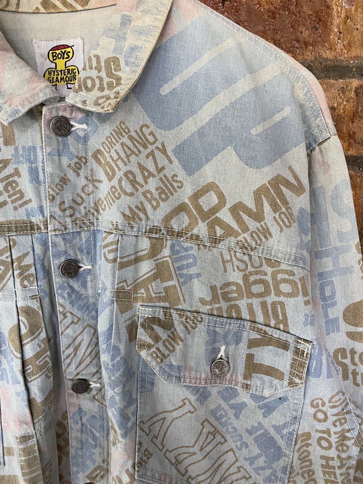 Hysteric Glamour AW85 Hysteric Glamour iconic Fucking Art logo light jacket Size US M / EU 48-50 / 2 - 5 Thumbnail