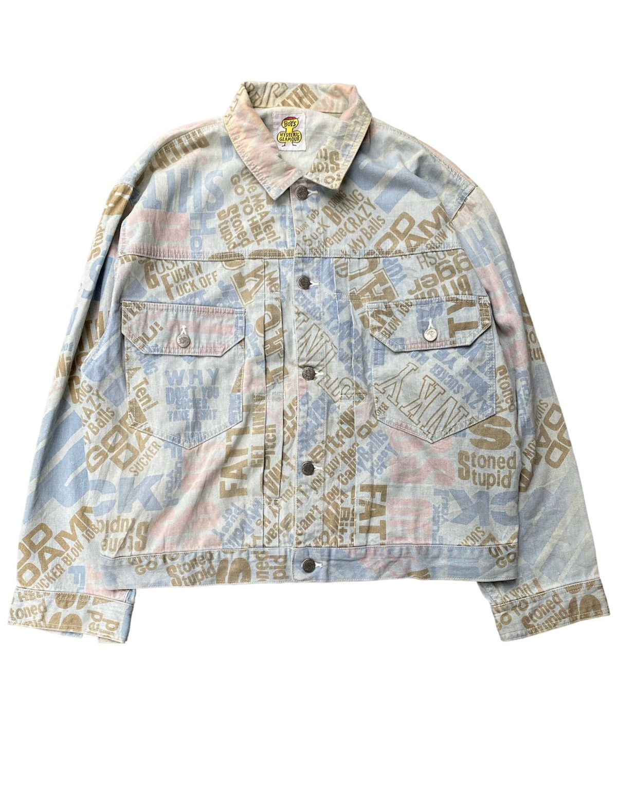Hysteric Glamour AW85 Hysteric Glamour iconic Fucking Art logo light jacket Size US M / EU 48-50 / 2 - 1 Thumbnail