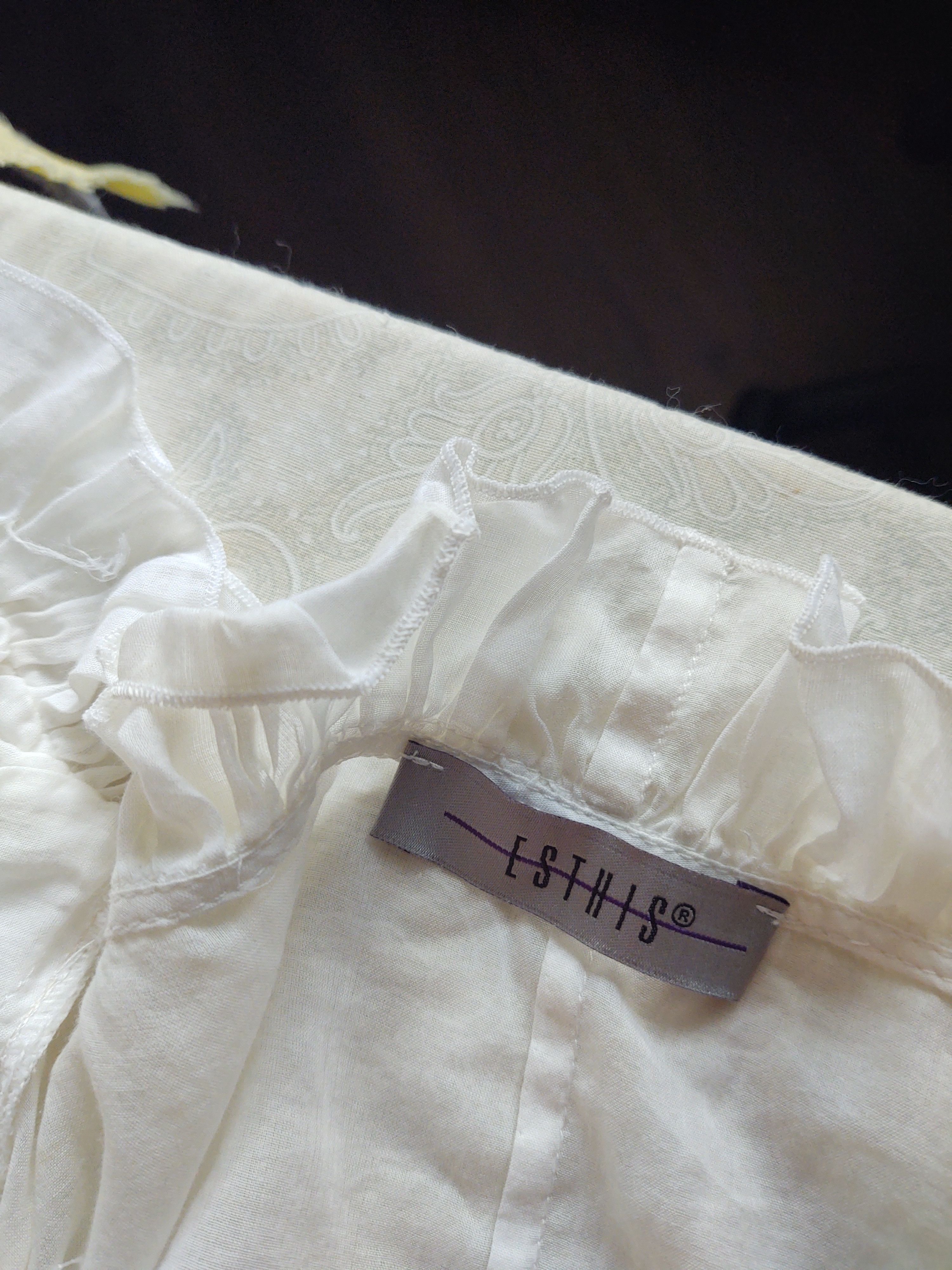 Other White Airy Cotton Blouse US Sz XS NEW condition UK sz 10 Size XS / US 0-2 / IT 36-38 - 4 Thumbnail
