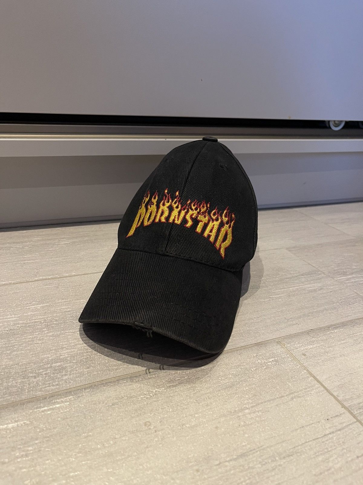 Vintage Hat Porn Star Pornstar Flame Trasher - Rare , 90s , y2k ! Size ONE SIZE - 1 Thumbnail