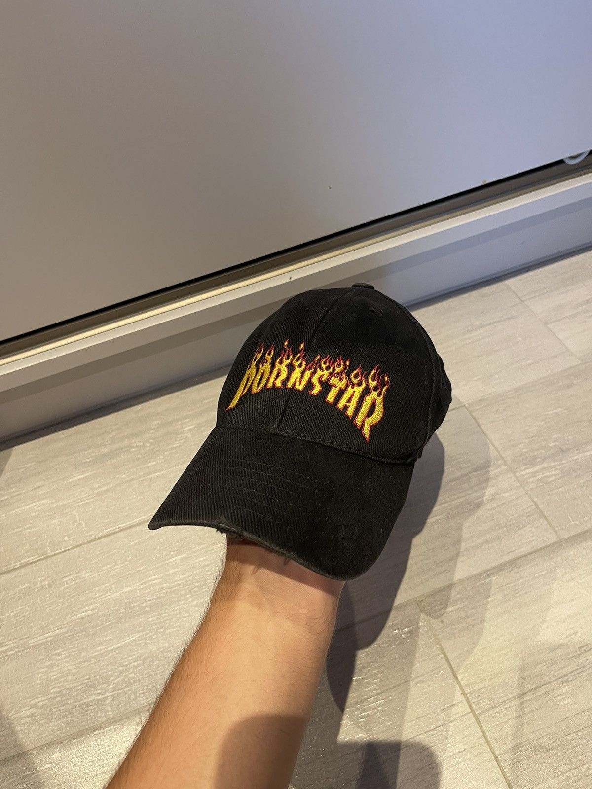 Vintage Hat Porn Star Pornstar Flame Trasher - Rare , 90s , y2k ! Size ONE SIZE - 7 Thumbnail