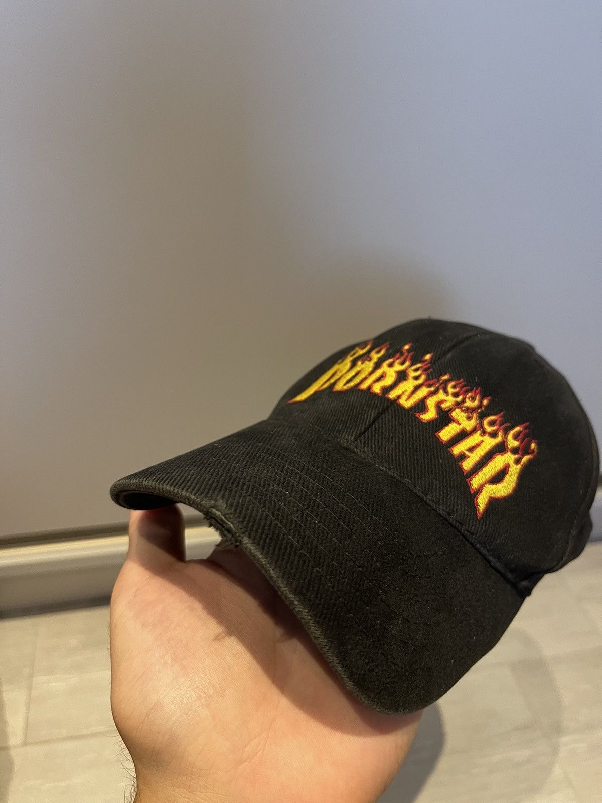 Vintage Hat Porn Star Pornstar Flame Trasher - Rare , 90s , y2k ! Size ONE SIZE - 9 Thumbnail