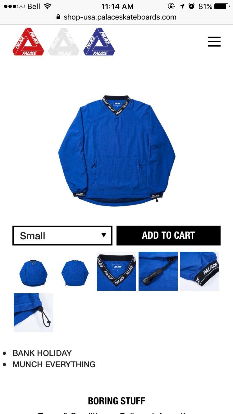 Palace Aslan Shell Crew | Grailed