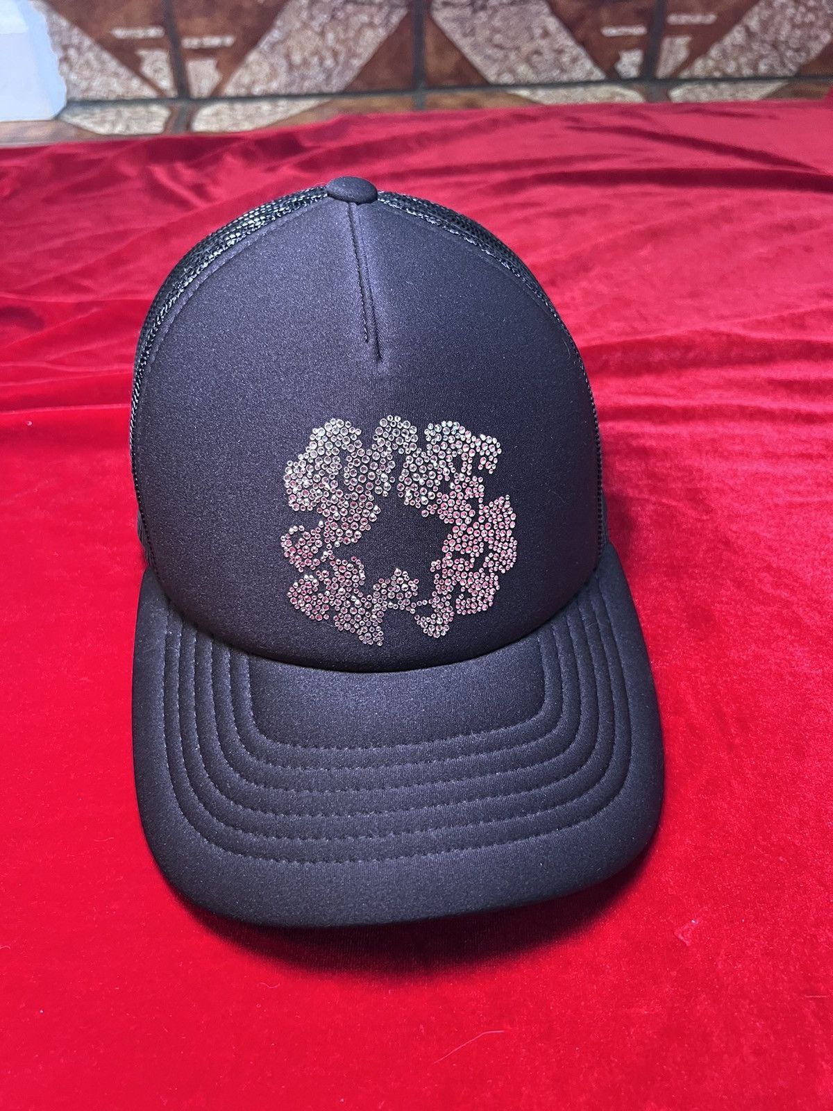 DENIM TEARS Denim Tears Wreath Swarovski Crystal Hat | Grailed DENIM TEARS Denim Tears Wreath Swarovski Crystal Hat | Grailed