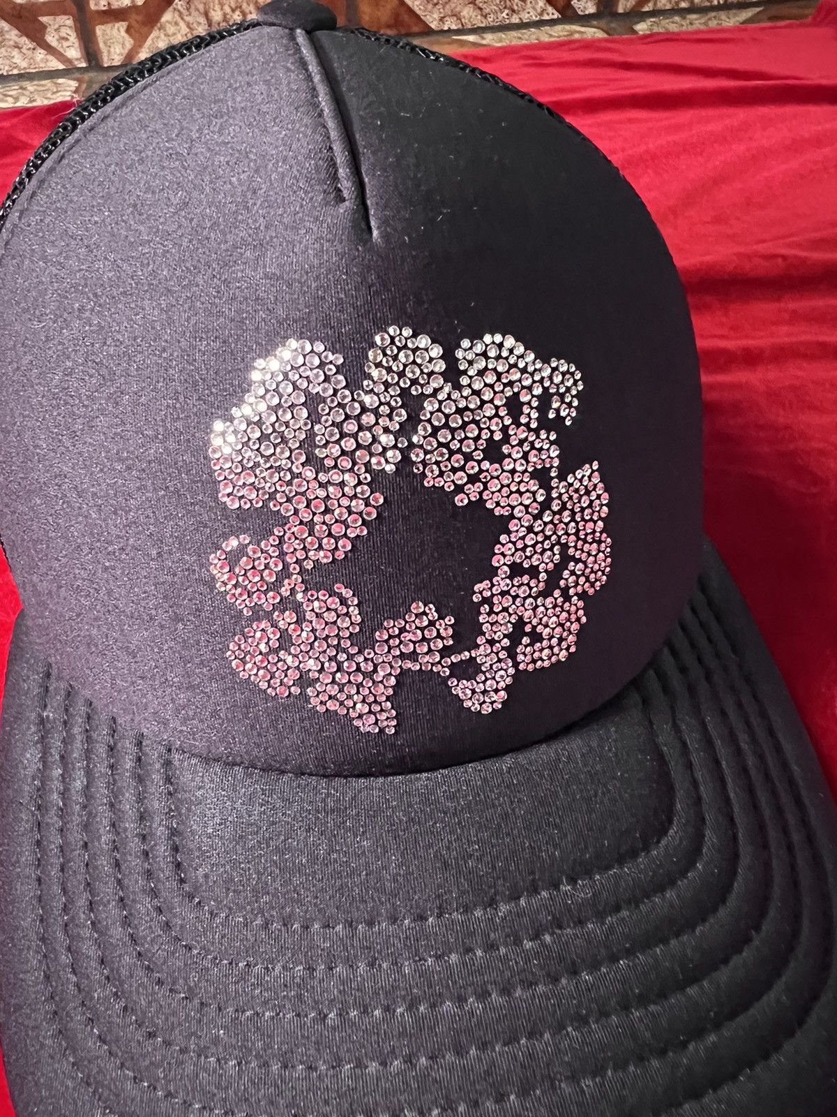 DENIM TEARS Denim Tears Rhinestone Cotton Wreath Durag | Grailed
