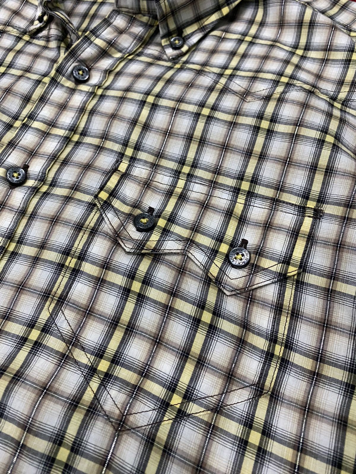 Burberry Vintage BURBERRY Black Label Western Shadow Plaid Checkered Size US M / EU 48-50 / 2 - 3 Thumbnail