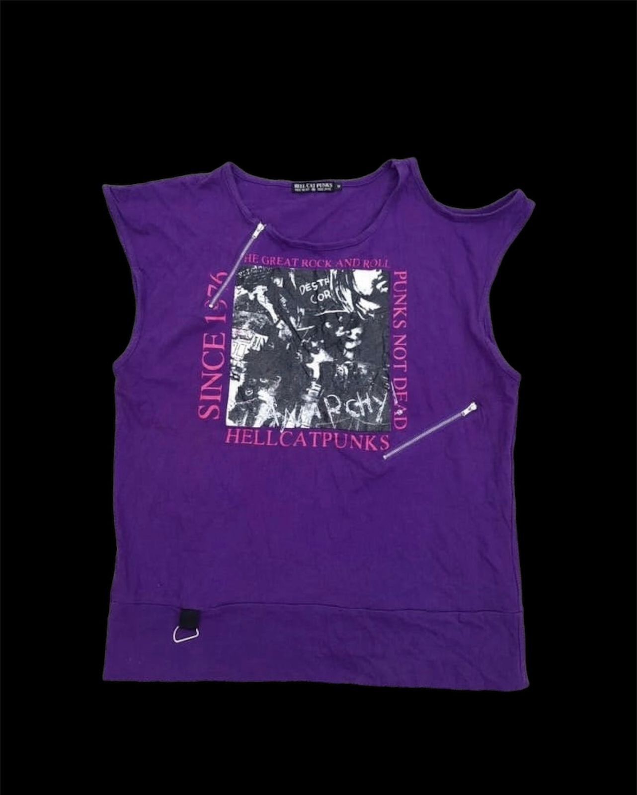 KMRii Japanese brand hell cat punks not dead seditionaries tanktop Size US M / EU 48-50 / 2 - 1 Thumbnail