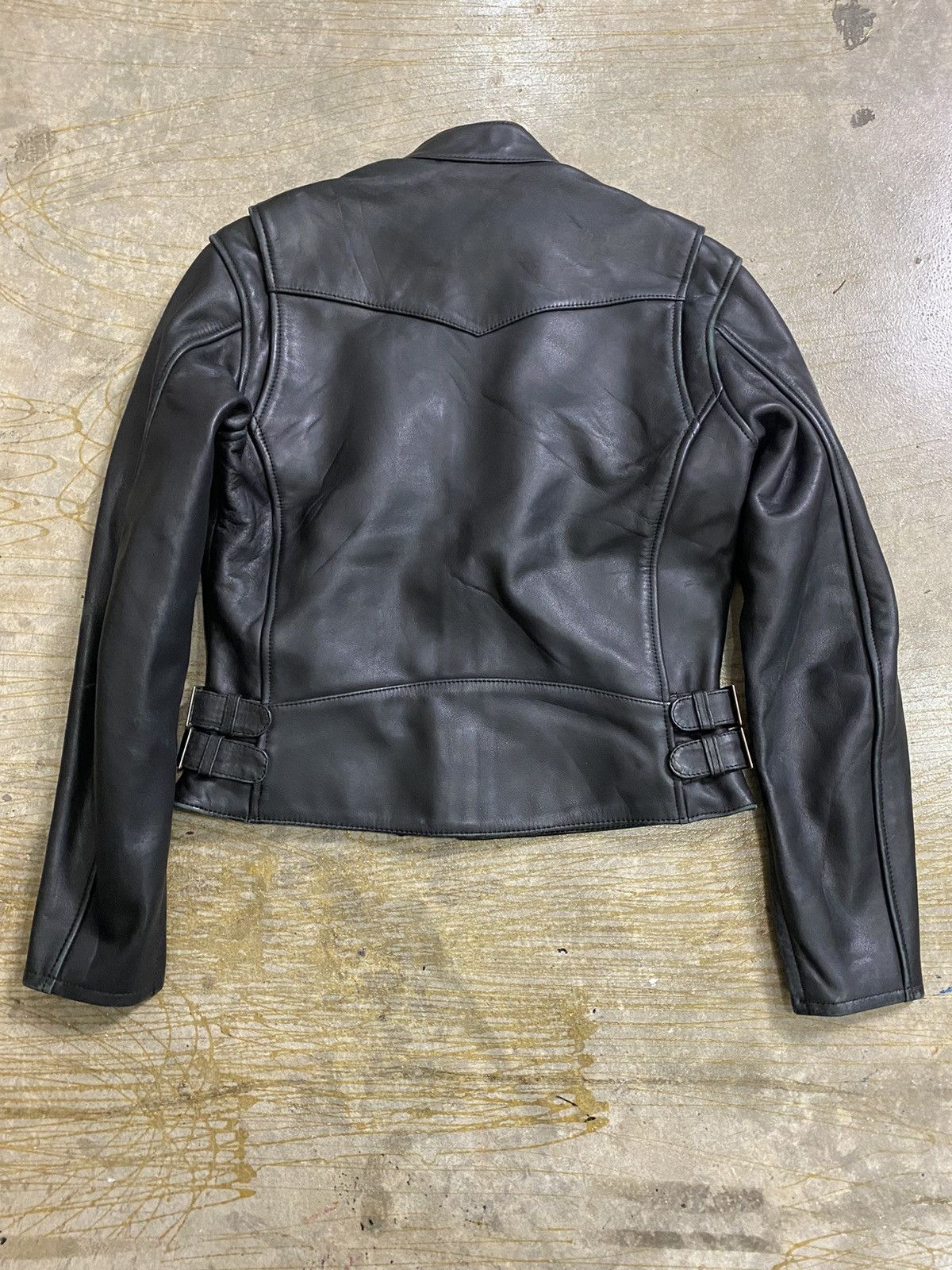 Ekam 90s Damm Flapper Japan Rider Cowhide leatherJacket Size S / US 4 / IT 40 - 8 Thumbnail