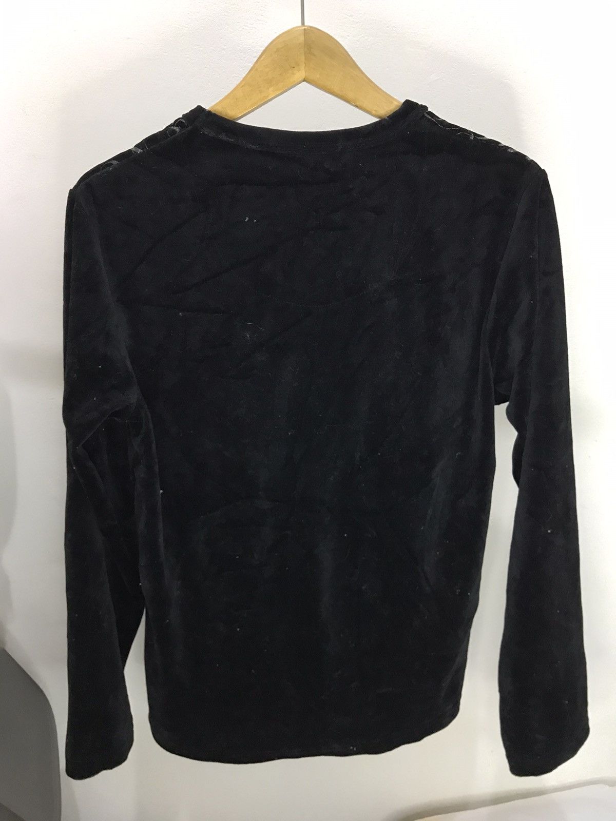 If Six Was Nine × Japanese Brand × Le Grande Bleu (L.G.B.) WILD LIFE BLACK VELVET LONG SLEEVE SHIRTS JAPANESE BRAND Size US M / EU 48-50 / 2 - 5 Thumbnail