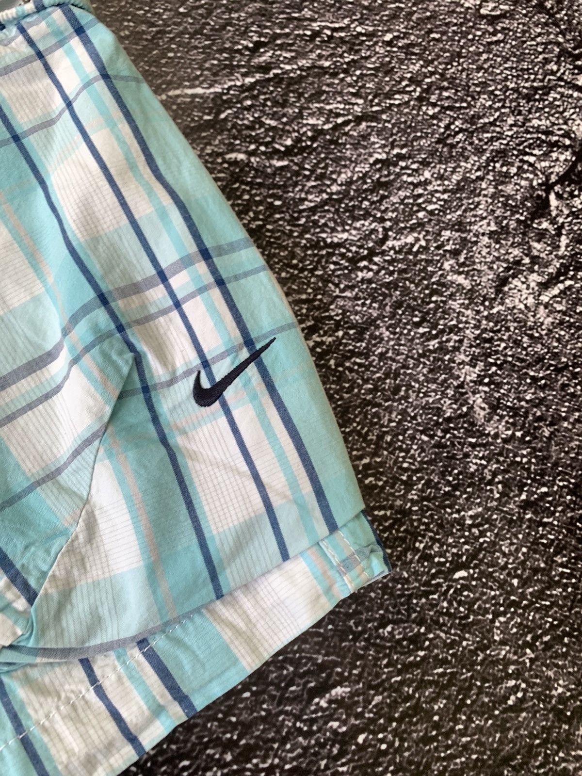 Nike Vintage Nike Cargo Multi Pocket Shorts Mini Swoosh WhiteBlue Size US 33 - 5 Thumbnail
