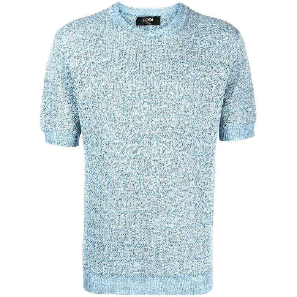 FENDI FF LOGO MEN T-SHIRT SIZE 50