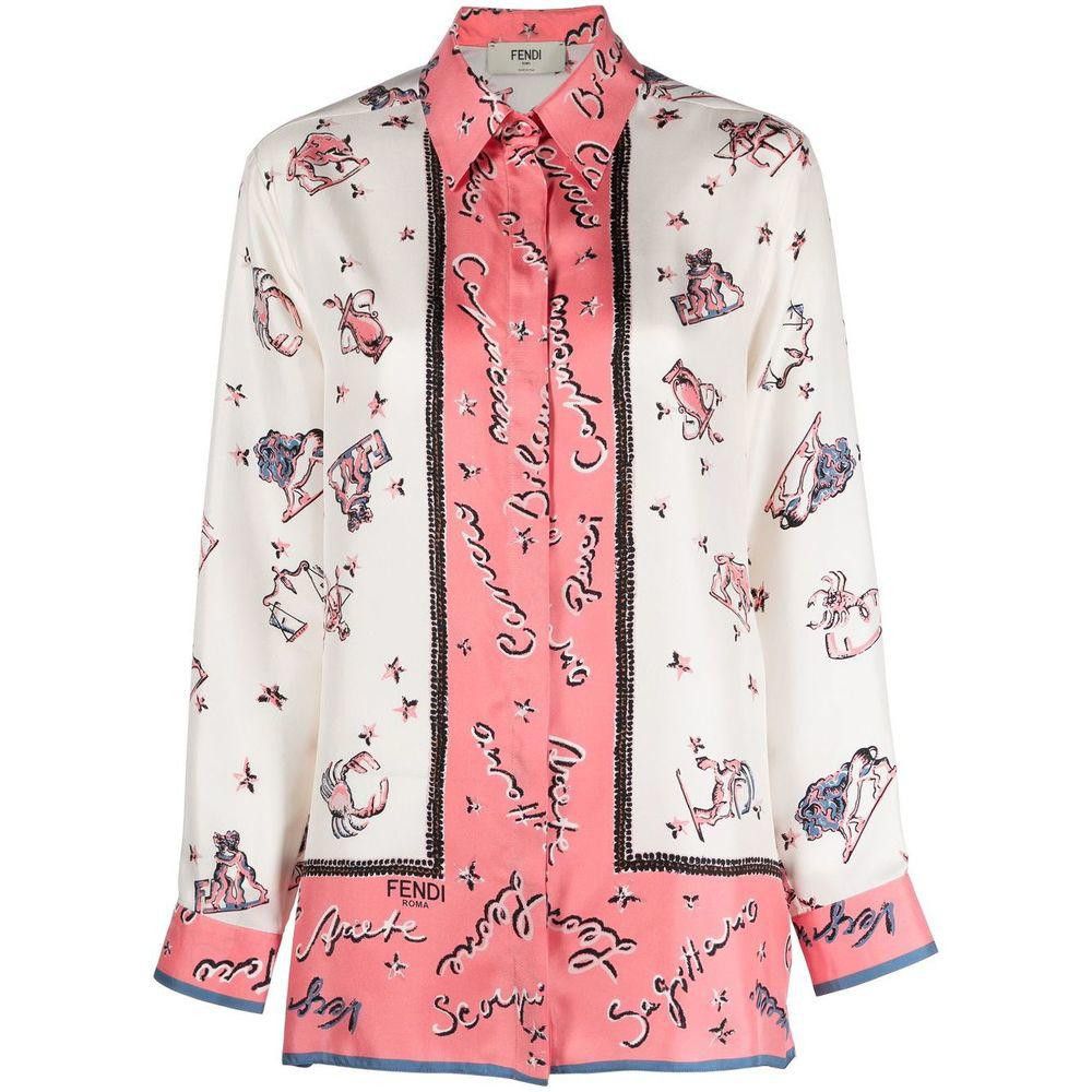 Fendi Tops Fendi Rainbow Shirt Fendi Multicolor Shirt Colorful