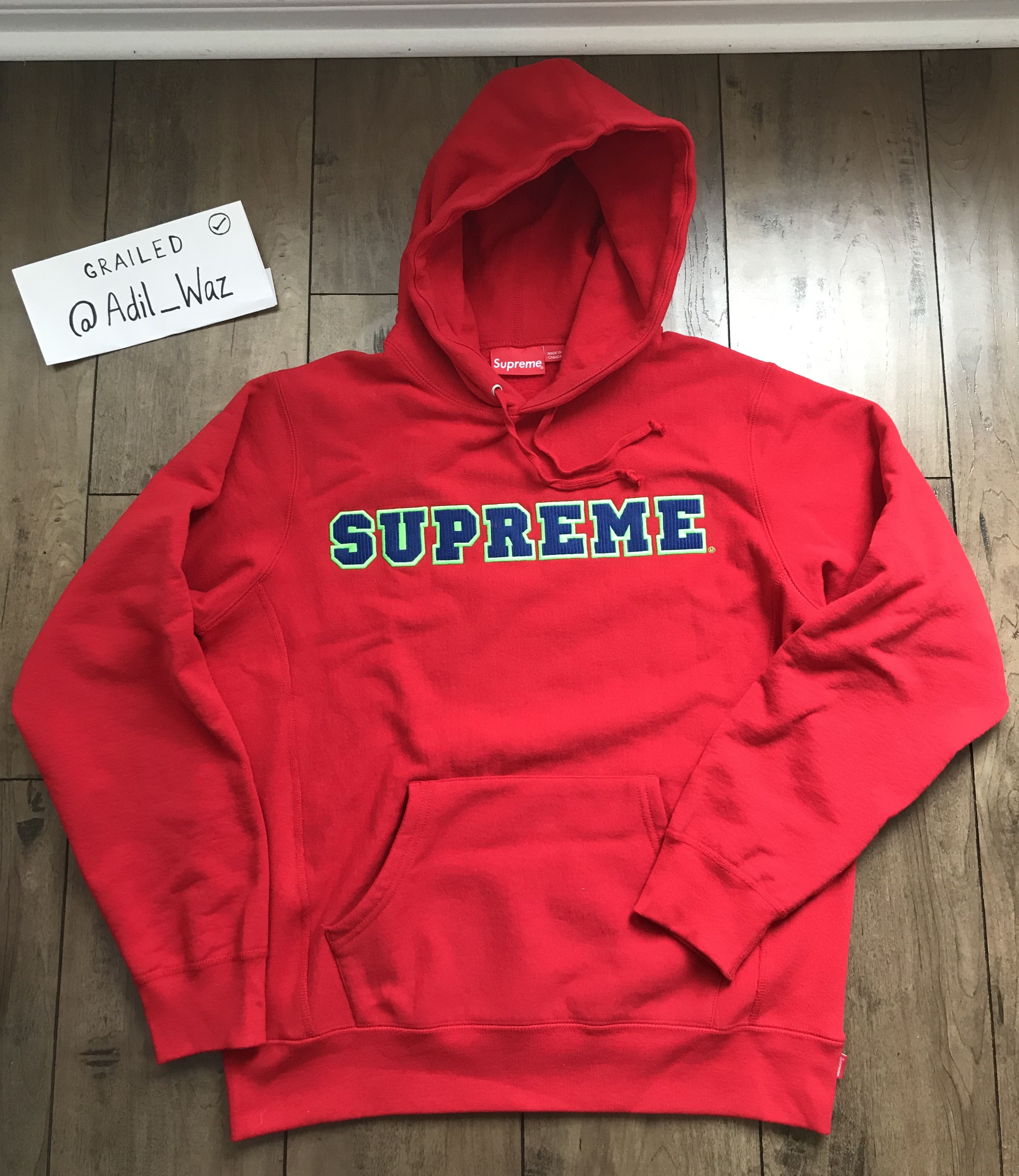 Grailed on sale supreme hoodie