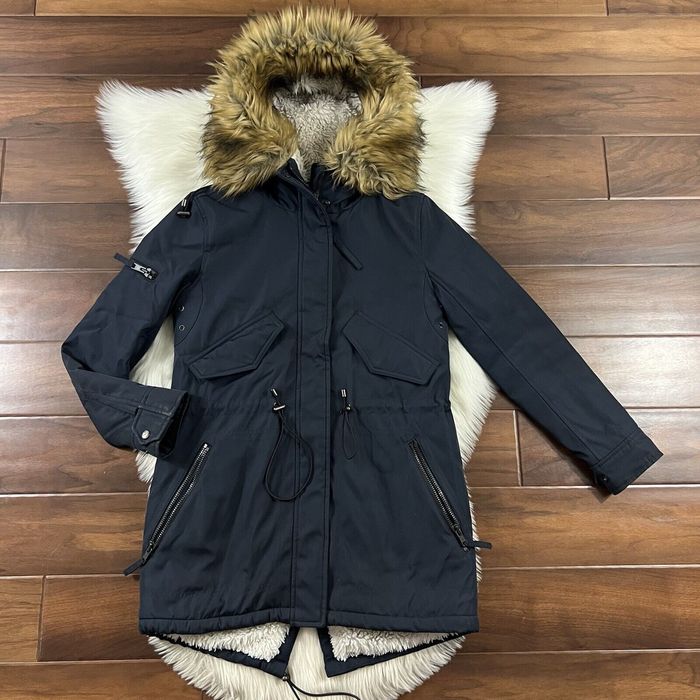 S13 New York Ladies' Sherpa Lined Anorak Jacket