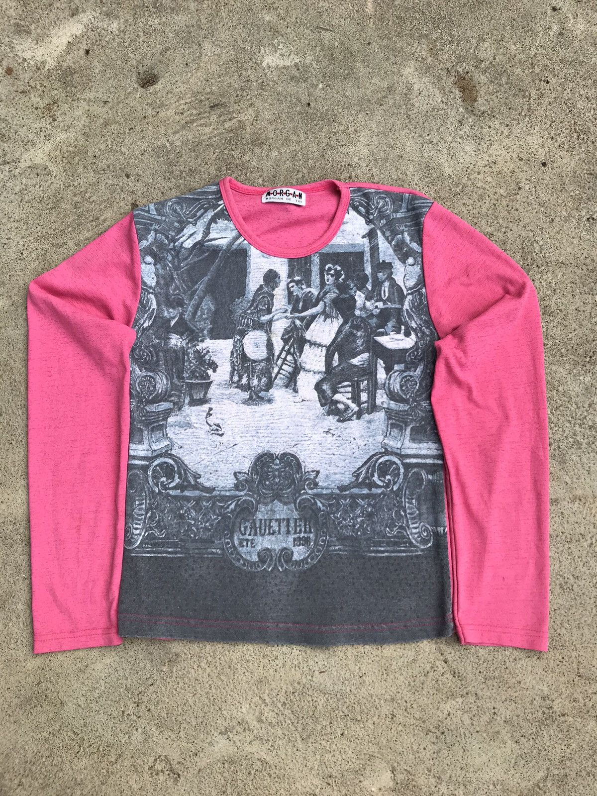 Hysteric Glamour × Japanese Brand × Morgan Homme Vintage morgan de toi art gaultier long sleeve shirts Size US S / EU 44-46 / 1 - 1 Thumbnail
