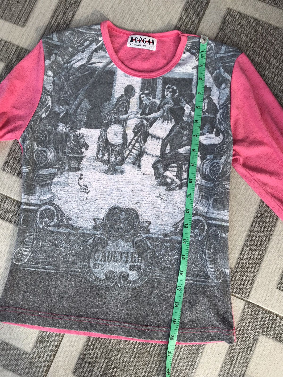 Hysteric Glamour × Japanese Brand × Morgan Homme Vintage morgan de toi art gaultier long sleeve shirts Size US S / EU 44-46 / 1 - 5 Thumbnail