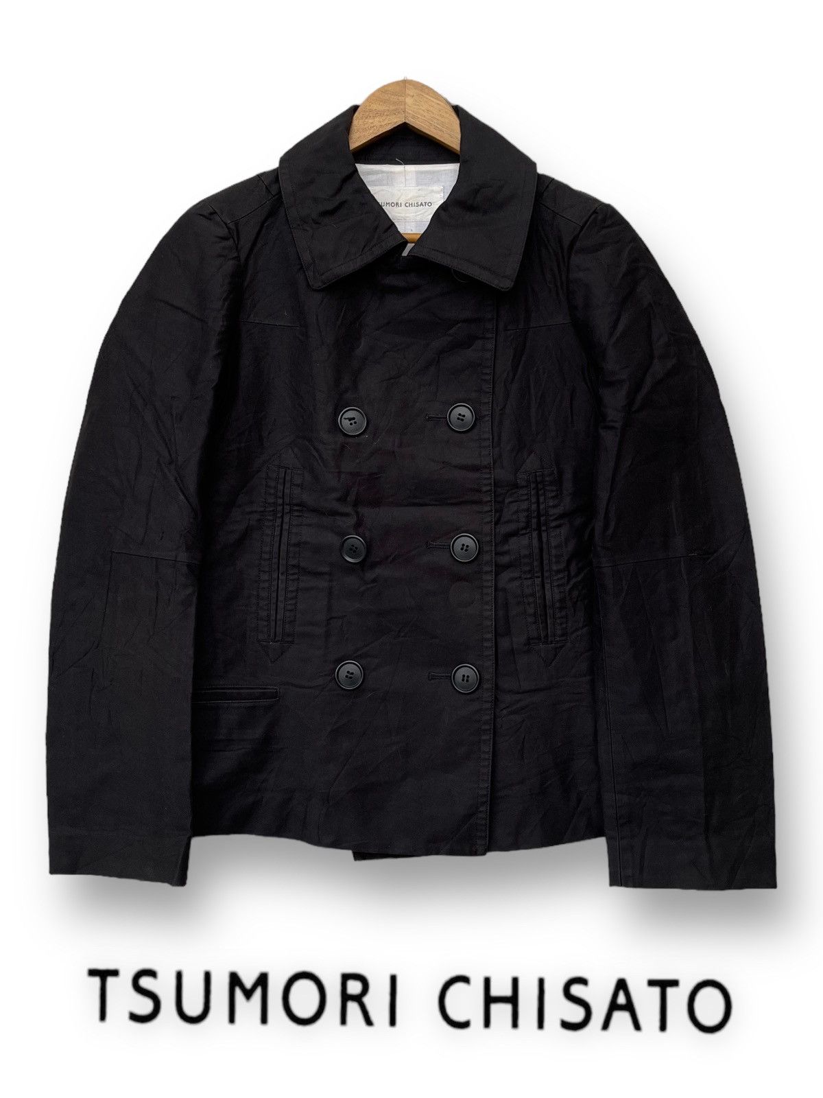 Issey Miyake 🔥 ISSEY MIYAKE TSUMORI CHISATO DOUBLE BREASTED JACKET Size US S / EU 44-46 / 1 - 1 Thumbnail