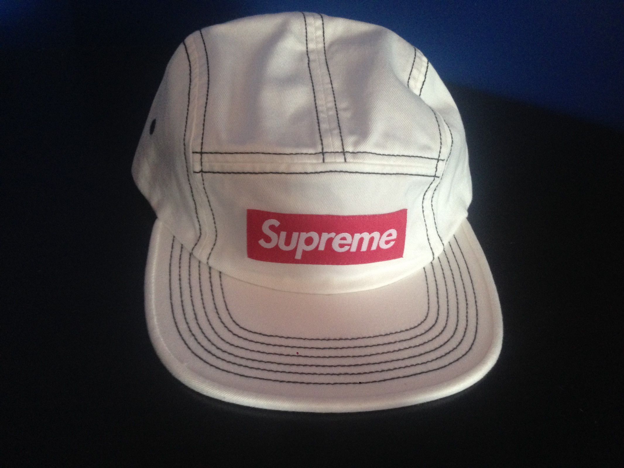 Supreme Contrast Stitch Camp Cap | Grailed