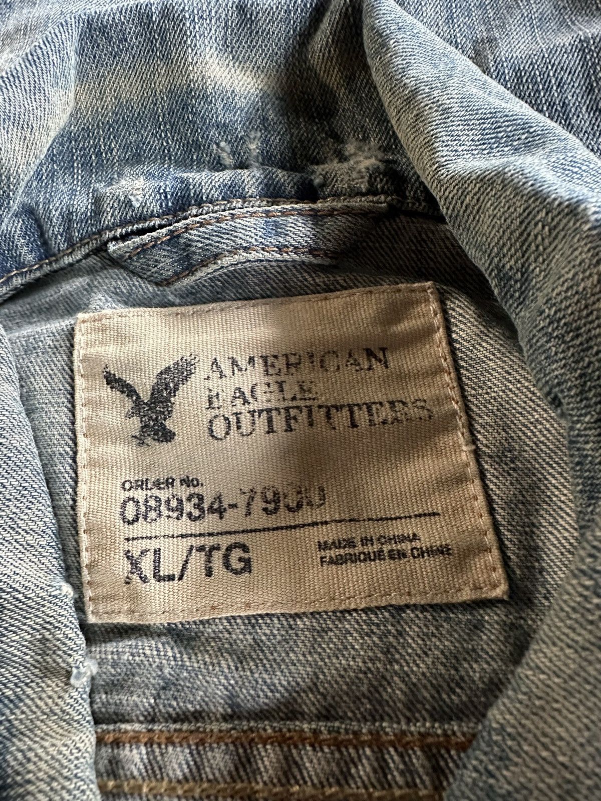 American Eagle Outfitters American eagle outfitters trucker denim jacket Size US XL / EU 56 / 4 - 7 Thumbnail