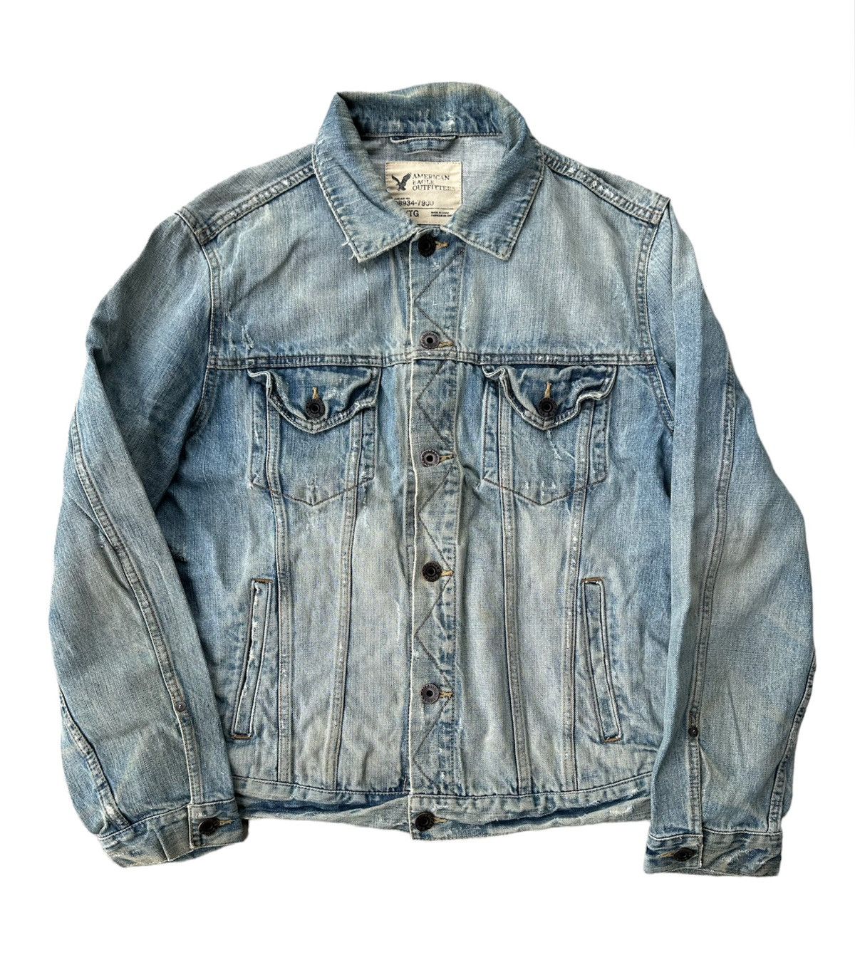 American Eagle Outfitters American eagle outfitters trucker denim jacket Size US XL / EU 56 / 4 - 1 Thumbnail