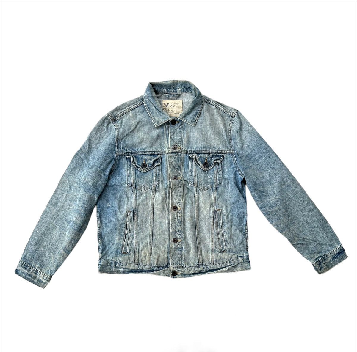 American Eagle Outfitters American eagle outfitters trucker denim jacket Size US XL / EU 56 / 4 - 3 Thumbnail