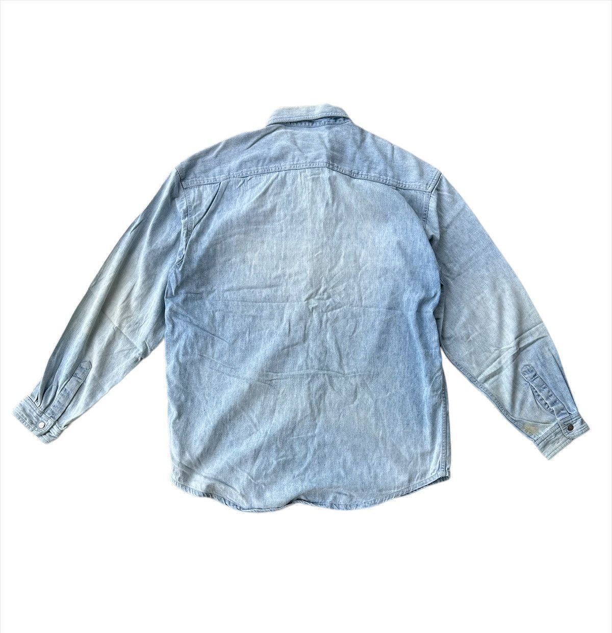 Vintage Vintage Harley davidson denim shirts Size US L / EU 52-54 / 3 - 3 Thumbnail