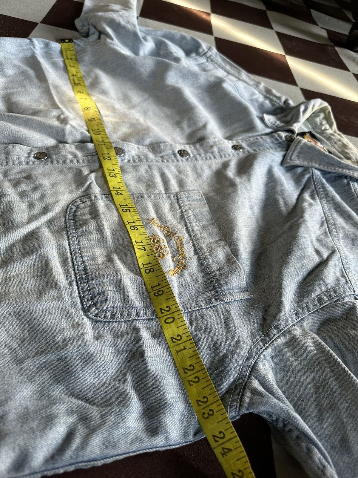 Vintage Vintage Harley davidson denim shirts Size US L / EU 52-54 / 3 - 6 Thumbnail