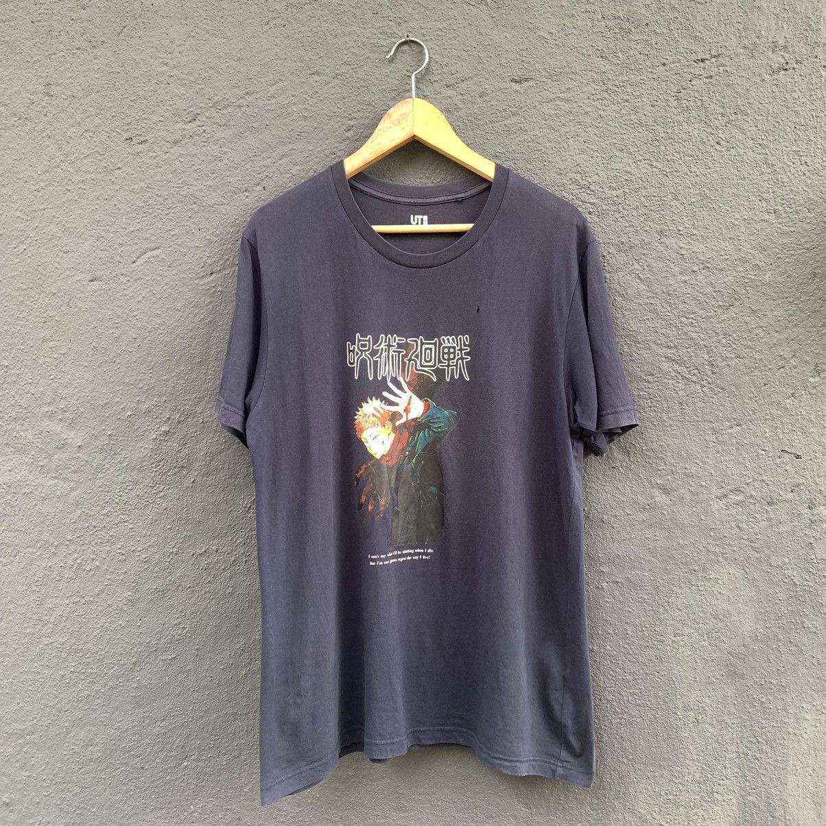 Uniqlo Faded Jujutsu Kaisen Character X Uniqlo Manga Series Tee Size US L / EU 52-54 / 3 - 1 Thumbnail
