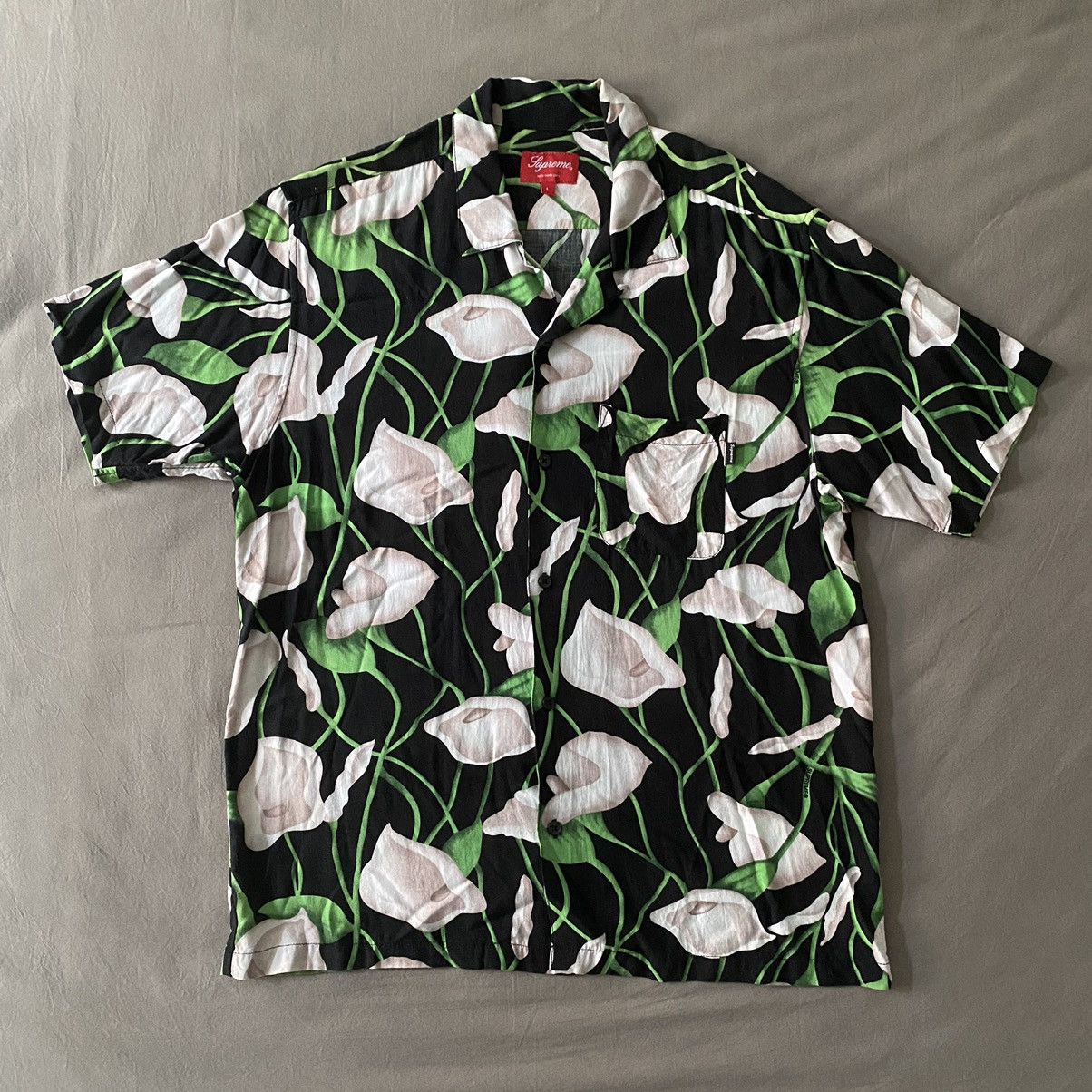 Supreme Supreme Lily Rayon Shirt | Grailed