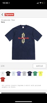 Supreme Diamonds Tee | Grailed