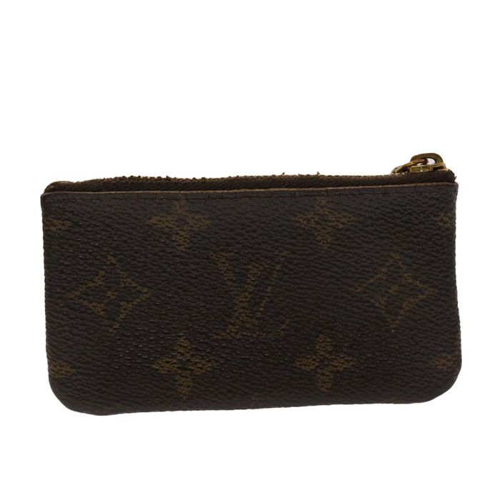 LOUIS VUITTON Monogram Pochette Cles Coin Purse Vintage M62650 LV