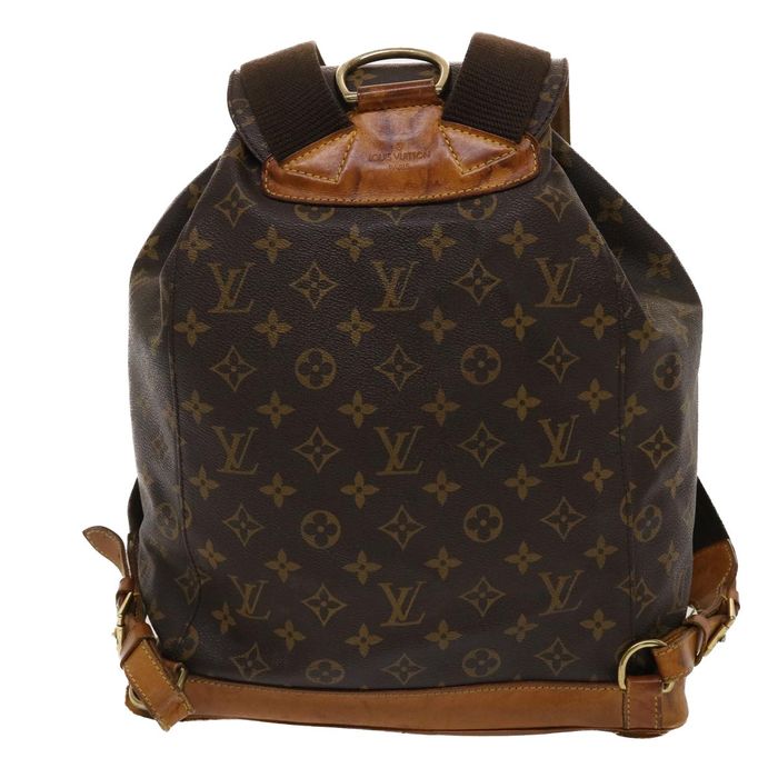 Louis Vuitton Monogram Montsouris GM M51135 Bag Backpack Unisex