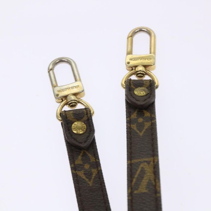 Louis Vuitton monogram shoulder strap 42.9 LV Auth 46969 Cloth