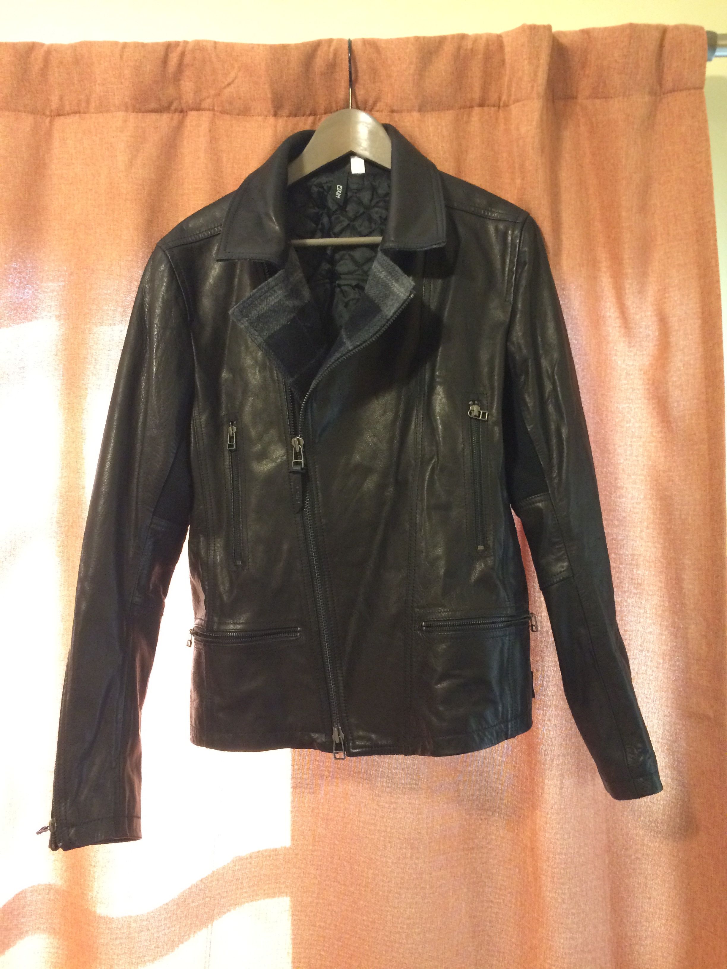 Edun leather jacket deals