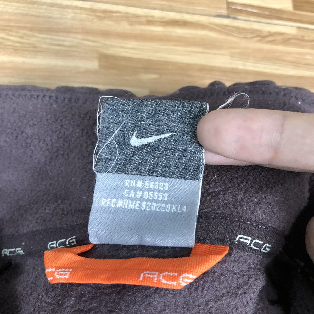 Nike ACG Vintage NIKE ACG Fleece Jacket All Condition Gear Streetwear Size US S / EU 44-46 / 1 - 7 Thumbnail