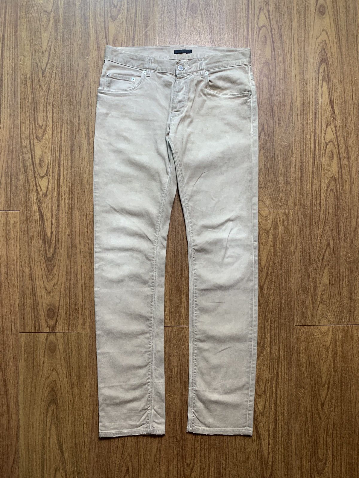 image of Prada Grey Dyed Tapered Denim Jeans, Men's (Size 30)