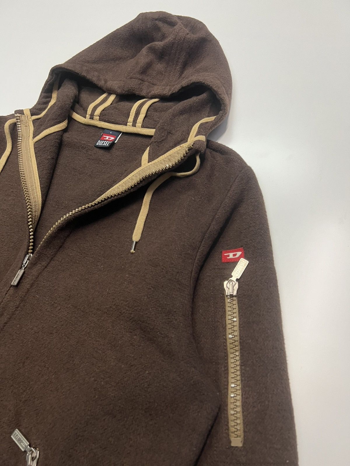 Diesel 🔥AUTHENTIC DIESEL HOODIE MADE IN ITALY Size US L / EU 52-54 / 3 - 6 Thumbnail