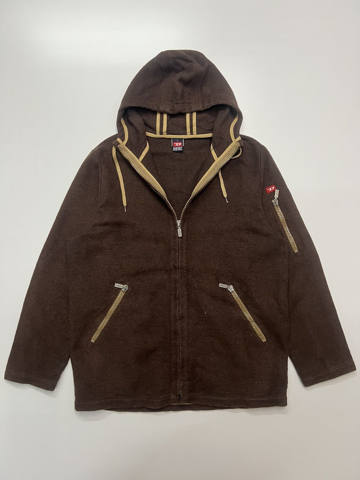 Diesel 🔥AUTHENTIC DIESEL HOODIE MADE IN ITALY Size US L / EU 52-54 / 3 - 1 Thumbnail