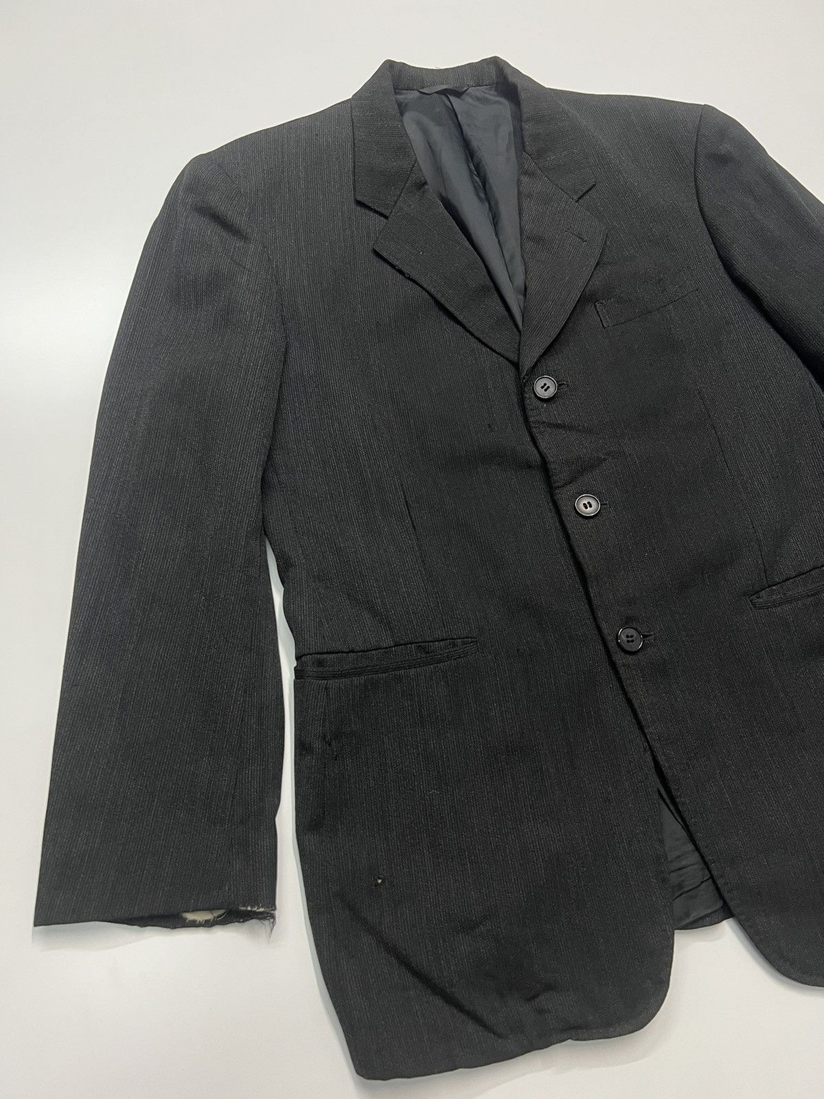 Yohji Yamamoto YOHJI YAMAMOTO BLAZERS FOR MEN Size 44S - 2 Thumbnail