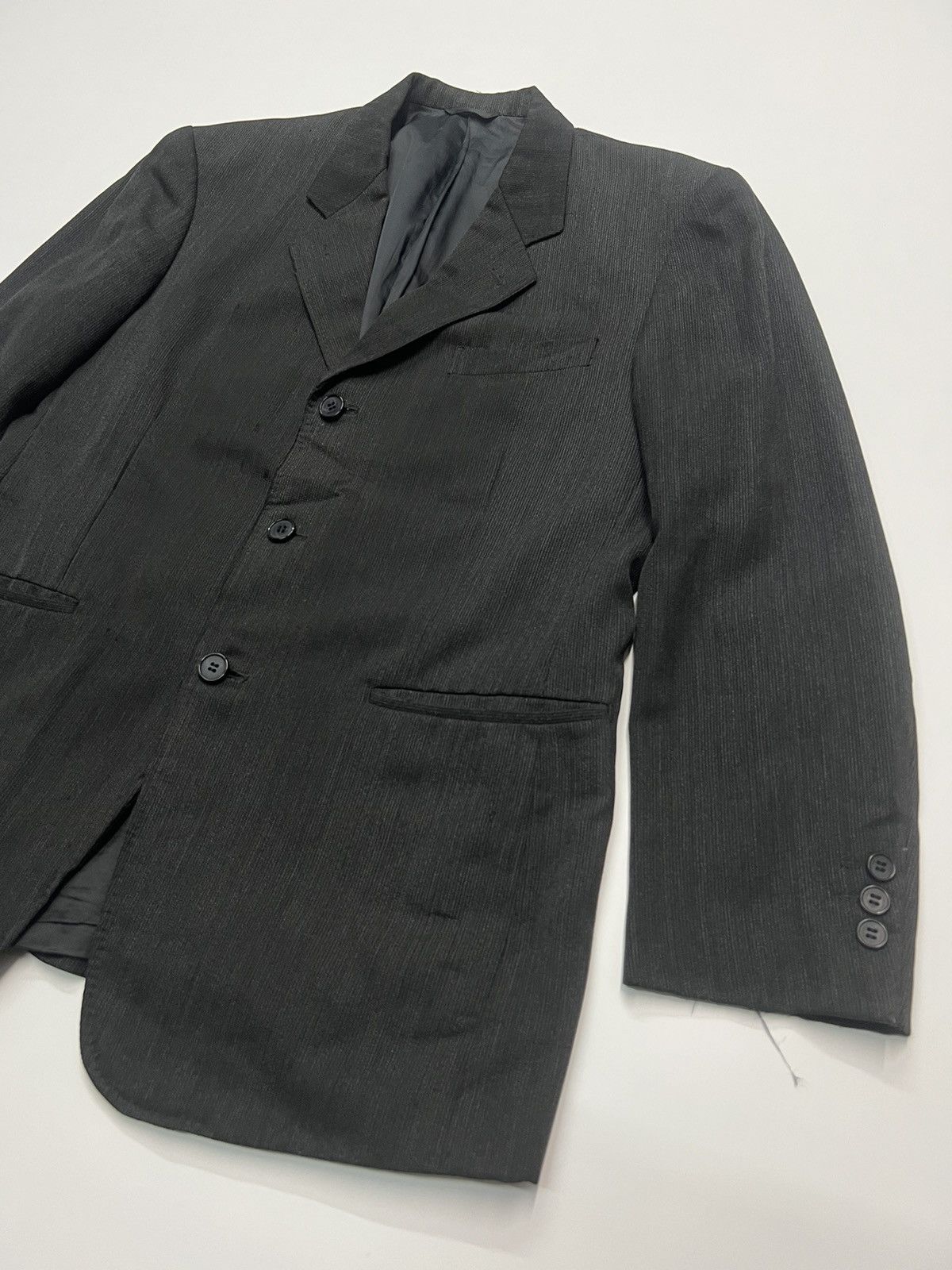 Yohji Yamamoto YOHJI YAMAMOTO BLAZERS FOR MEN Size 44S - 3 Thumbnail