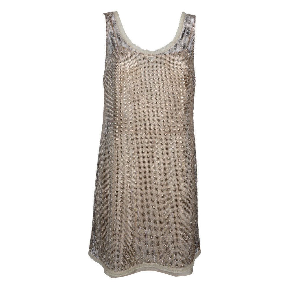 PRADA GOLD SUIT DRESS SIZE 40