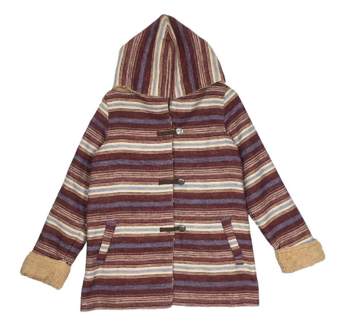Billabong Bilabong Surfclothing Longboardstyle Fleece Duffle Jacket Size M / US 6-8 / IT 42-44 - 1 Thumbnail
